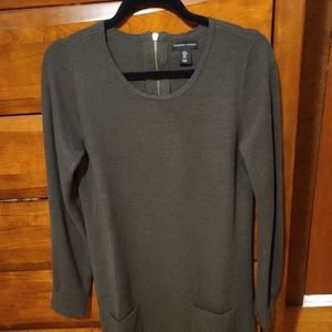 2 for$15 Adrienne Vittadini Green Gray Dress Large